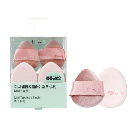 Fillimilli Mini Tapping Puff Set (Base & Blush 4P + Case)