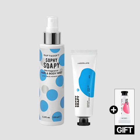 Duft&Doft Hair & Body Mist + Hand Cream Set, 150 ml