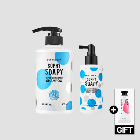 Duft&Doft Perfumed Shampoo + Caffeine Hair Tonic Set (500ml Shampoo)
