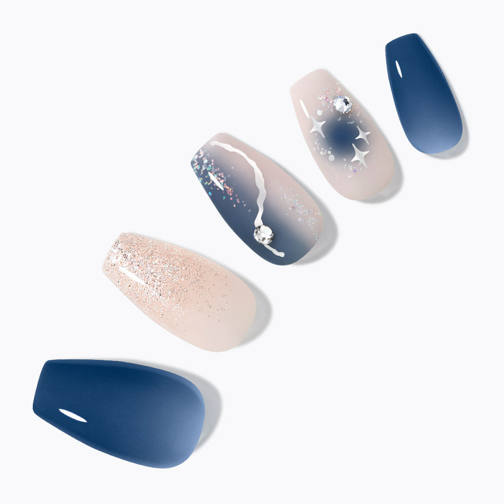 Dashing Diva Magic Press Meteo (Coffin) Nail Tips