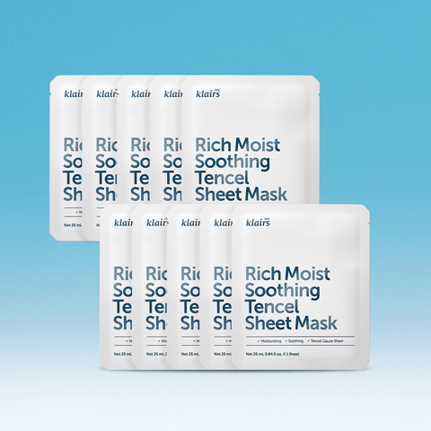 Dear Klairs Rich Moist Soothing Tencel Sheet Mask 25ml (10 sheets)