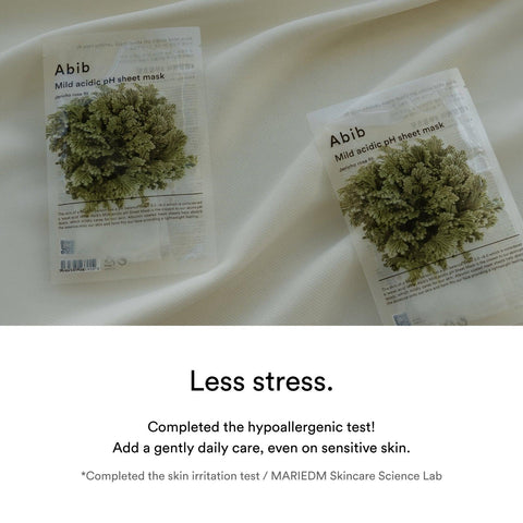 Soonsu Beauty Mild Acidic pH Sheet Mask Jericho Rose Fit texture close-up