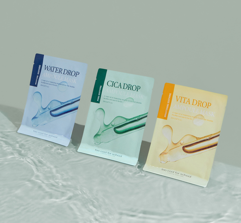 Too Cool For School Drop Ampoule Mask 20g 5 sheets (3 types)