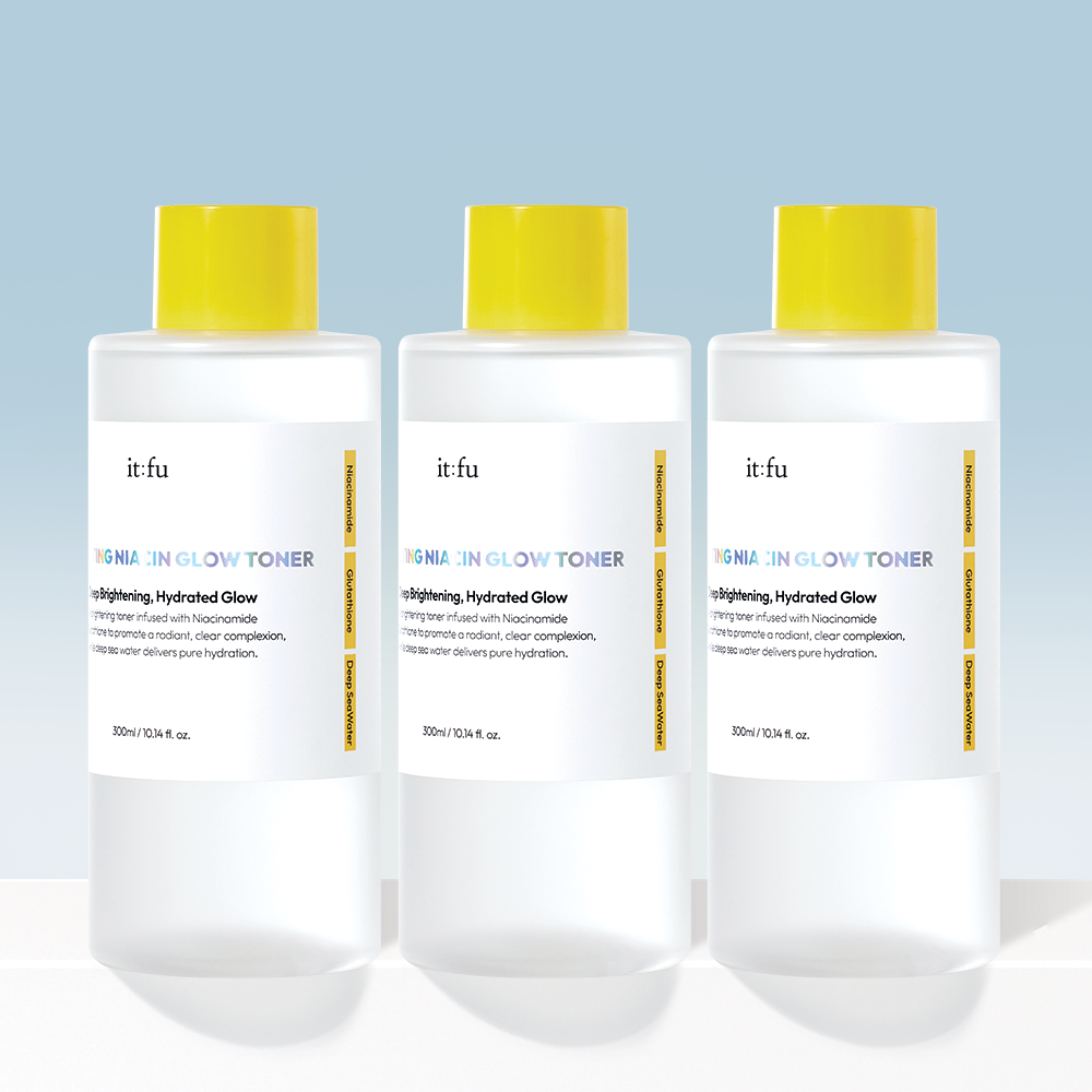 Itfu Niacinamide 10% Glow Tone-Up Toner 300ml (3 Pack)