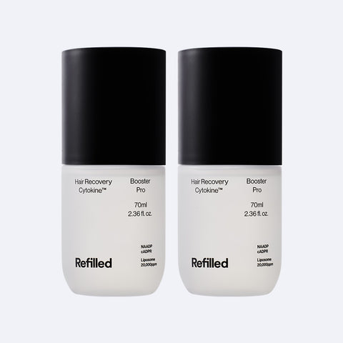 Refilled Cytokine cADPR Hair Tonic Booster Pro 70ml x 2 Scalp Ampoule