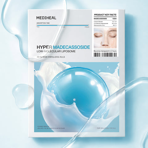 Mediheal Hyper Gel Mask Madecassoside, 30 Sheets