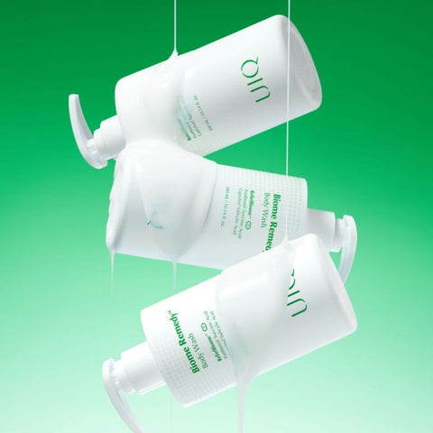 UIQ Biome Remedy Body Gift Set (Body Wash + Body Lotion + Large Shower Puff)