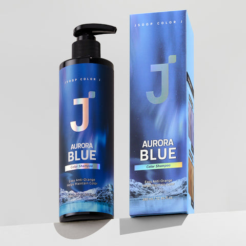 Jsoop Color J Aurora Color Shampoo (Blue) 380ml
