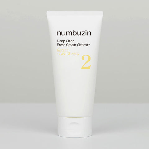 numbuzin No.2 Deep Clean Fresh Cream Cleanser 120ml Double Pack