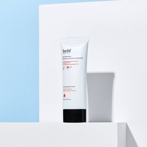belif UV Protector Sports Sunscreen Waterproof SPF50+ PA++++ 80ml