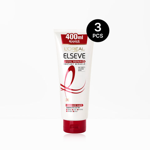 L'Oreal Paris Total Repair 5 Treatment Hair Pack 400ml x 3