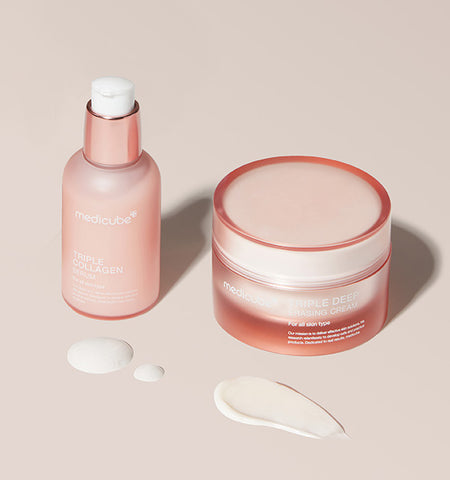 Medicube Collagen Firming 2-Piece Set (Serum 55ml + Cream 50ml)
