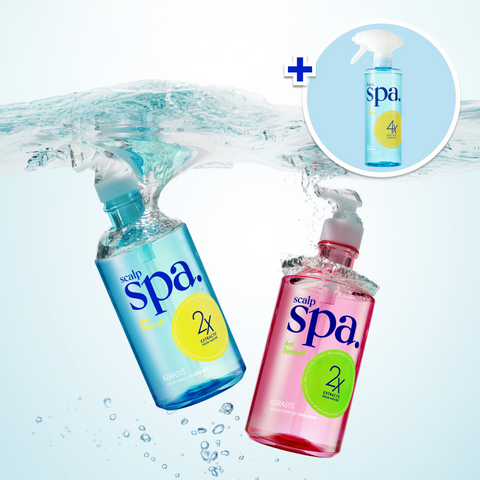 Kerasys Scalp Spa Shampoo 750ml x2 + Foot Spa Foot Shampoo 400ml