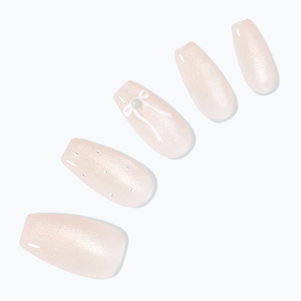 Dashing Diva Magic Press Pure Veiling (Coffin) Nail Tips