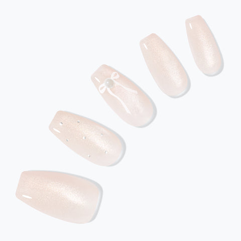 Dashing Diva Magic Press Pure Veiling (Coffin) Nail Tips