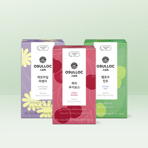 OSULLOC Decaffeinated Herbal Tea Set