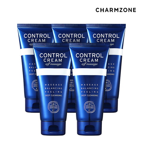 Charmzone Control Cream Self Massage Deep Cleansing Exfoliator 150ml (5 Pack)