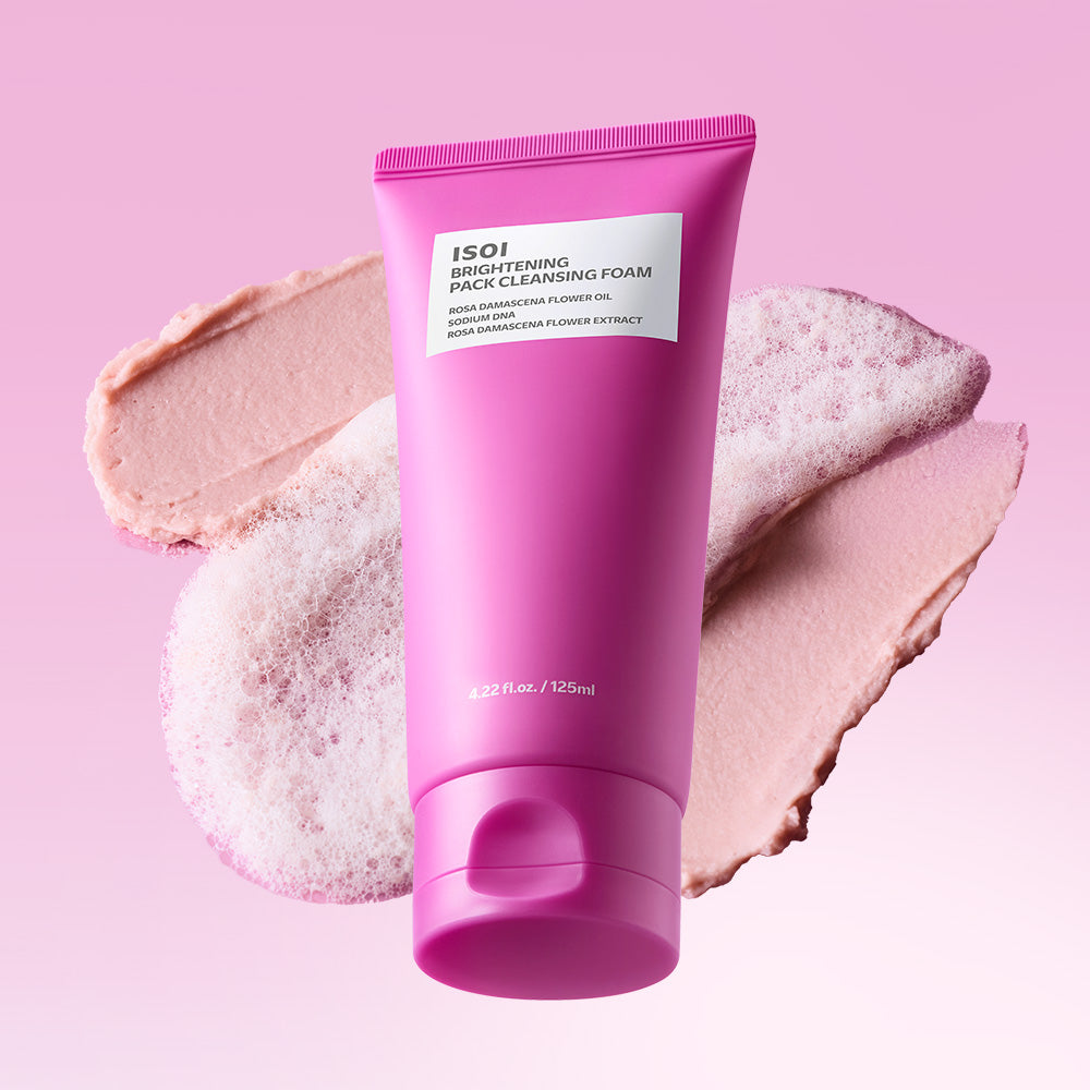 ISOI Brightening Pack Cleansing Foam (Rose PDRN Serum Pack Foam) 125ml