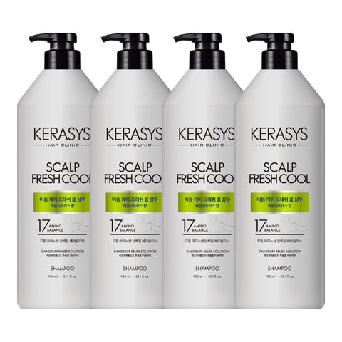 Kerasys Damage Clinic Protein Shampoo 980ml (4 Pack) + Shampoo 600ml