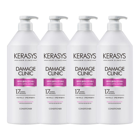 Kerasys Damage Clinic Protein Shampoo 980ml (4 Pack) + Shampoo 600ml