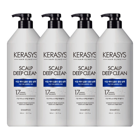 Kerasys Damage Clinic Protein Shampoo 980ml (4 Pack) + Shampoo 600ml