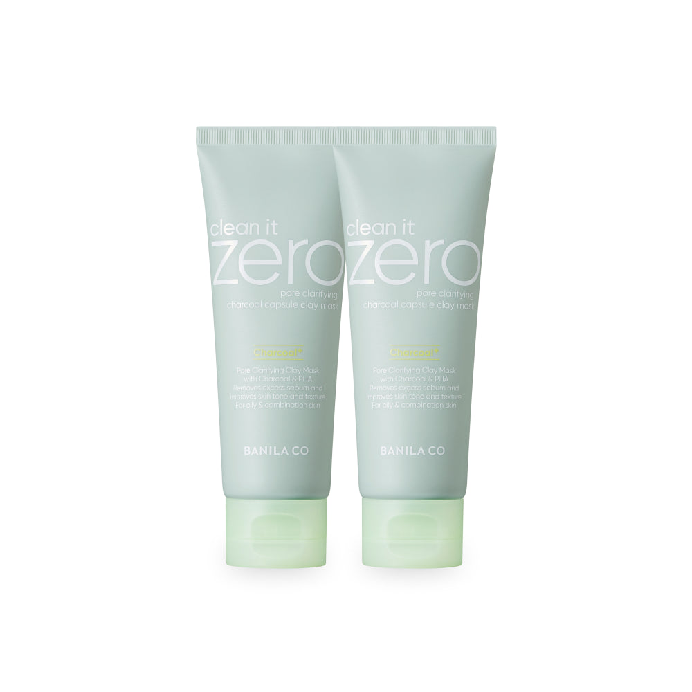 Banila Co Clean It Zero Charcoal Capsule Pore Clay Mask 100g (2 pack)