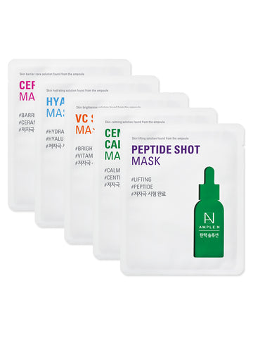 AMPLE:N Sheet Mask - Choose from 5 Types (10 sheets)