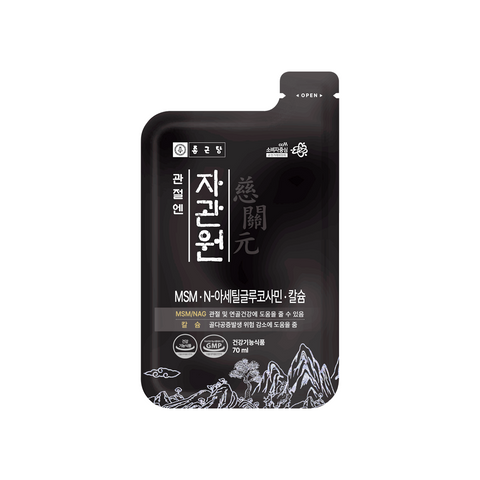 Chongkundang Gwanjeol-en Jagwanwon MSM NAG Calcium 70ml x 30 Sachets (4 Pack)