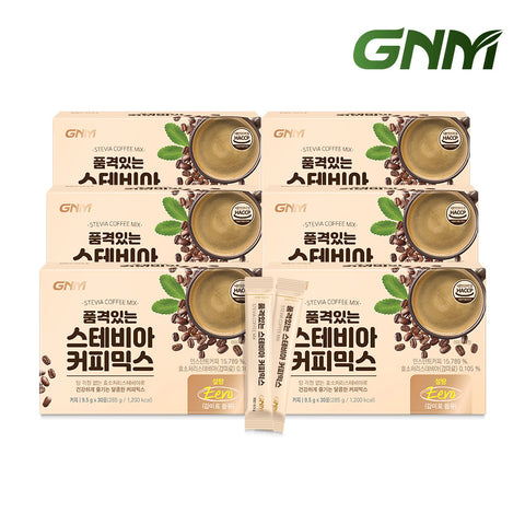 GNM Stevia Coffee Mix Stick (6 Pack)