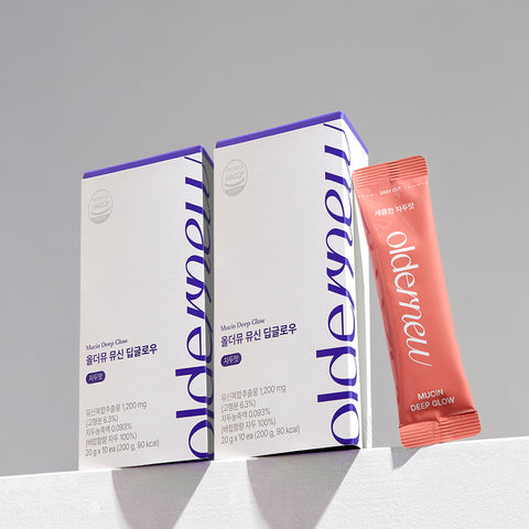 Oldernew Mucin Deep Glow (2 boxes 20 packets) Plum / Kiwi