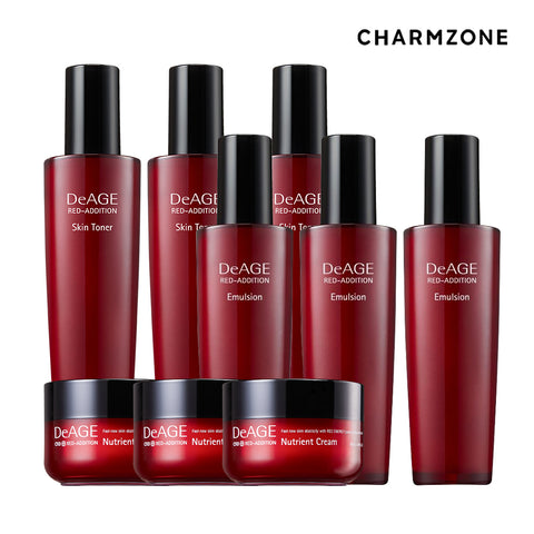 Charmzone DeAge Red Edition 9-Piece Set (Skin + Emulsion + Cream)