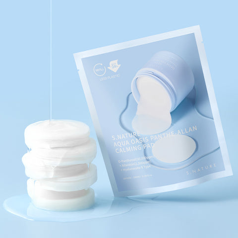 S.Nature Aqua Oasis Pantealan Calming Pads 30 Sheets Refill Pack