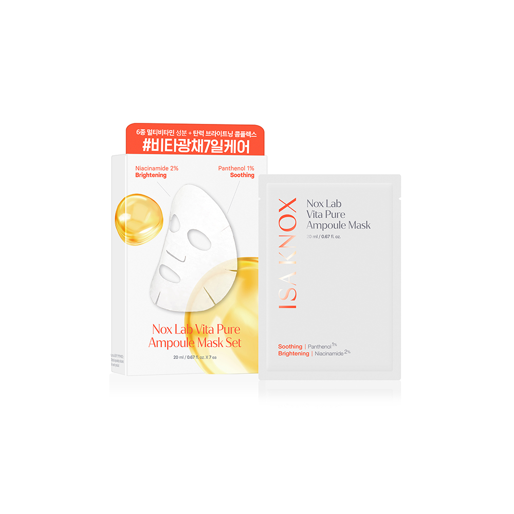 ISA KNOX NOX LAB Vita Pure Ampoule Mask 20ml x 7 Sheets