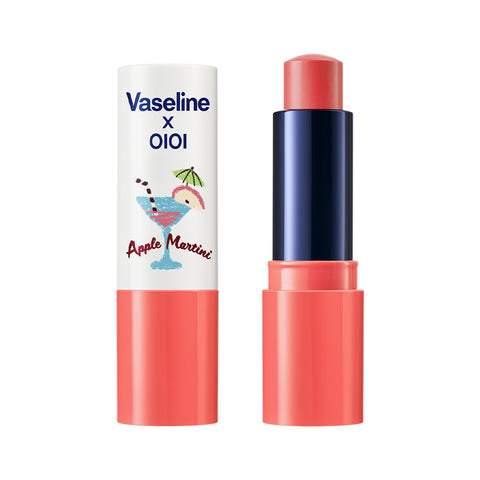 Vaseline XOIOI Gift Set Apple Martini Tinted Lip Balm (1) + Mirror Keyring + Lip Case Keyring