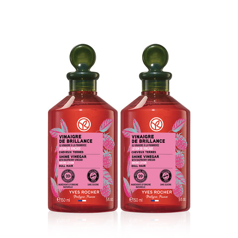Yves Rocher Raspberry Shine Hair Vinegar 150ml (2 Pack)