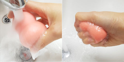 Rire Water Puff Makeup Base Sponge - 5pc