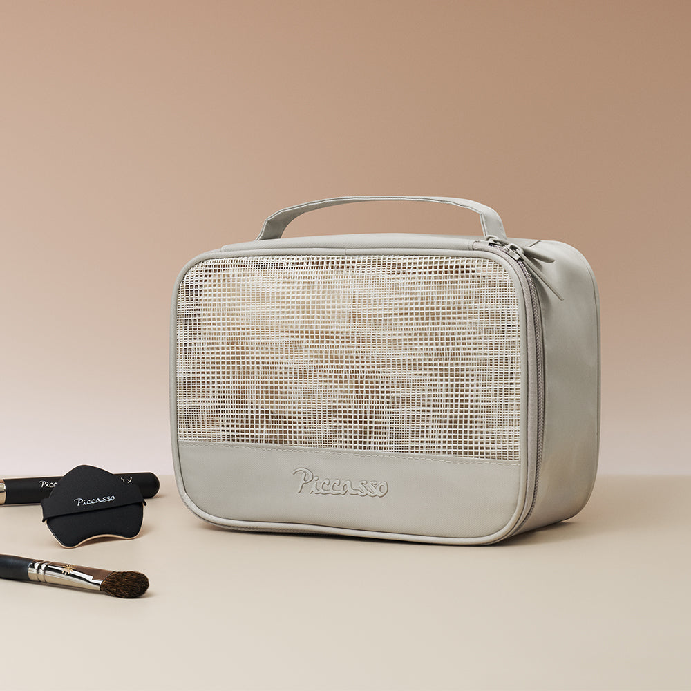 Picasso Square Mesh Pouch Warm Gray (1 ea)