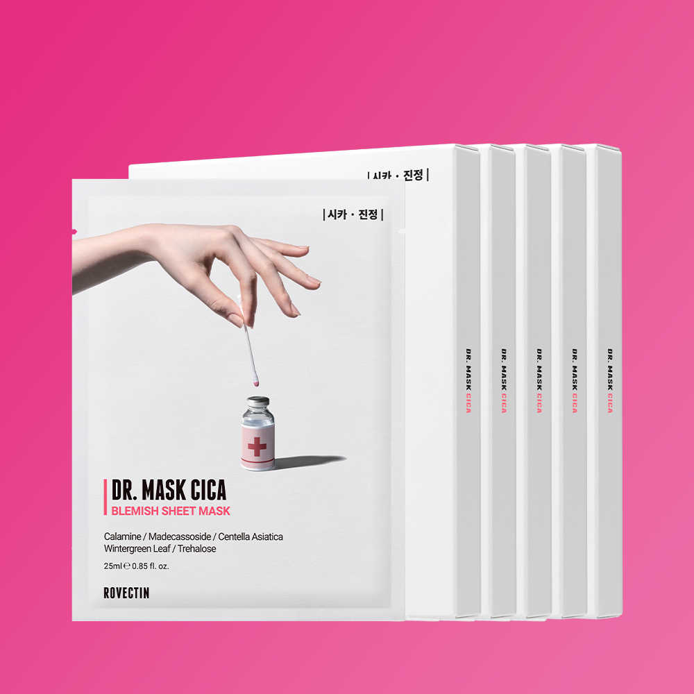 Rovectin Doctor Mask Cica 5-Box (25 Sheets)