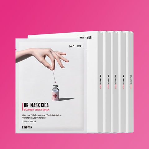 Rovectin Doctor Mask Cica 5-Box (25 Sheets)