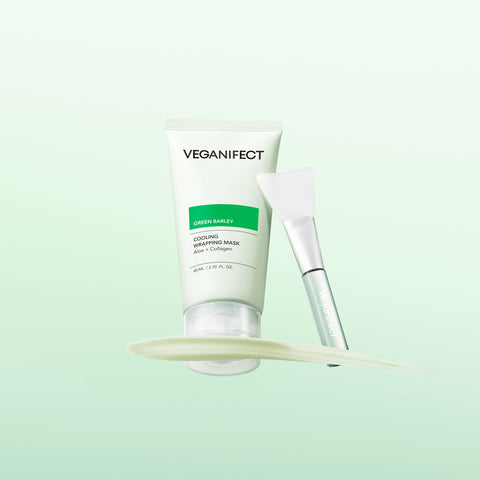 Veganifect Green Barley Aloe Cooldown Wrapping Peel-Off Pack 20ml