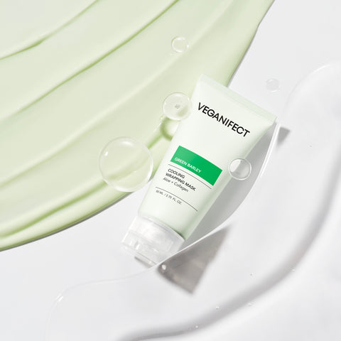 Veganifect Green Barley & Aloe Cooldown Wrapping Peel-Off Pack 80ml (2 Pack)