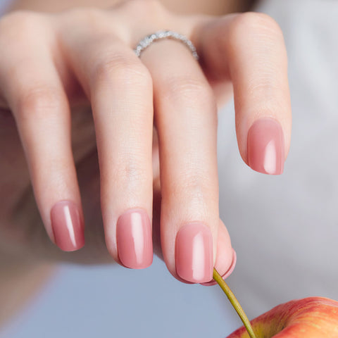 Dashing Diva Magic Press Rosy (Regular Round) Nail Tips