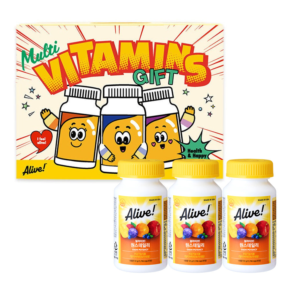 Alive Natures Way Alive Once Daily Multi 30ct (3-Bottle Set 3 Months)