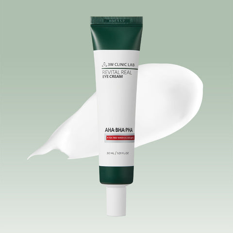 3W CLINIC AHA BHA PHA Revital Real Eye Cream | Soonsu Beauty
