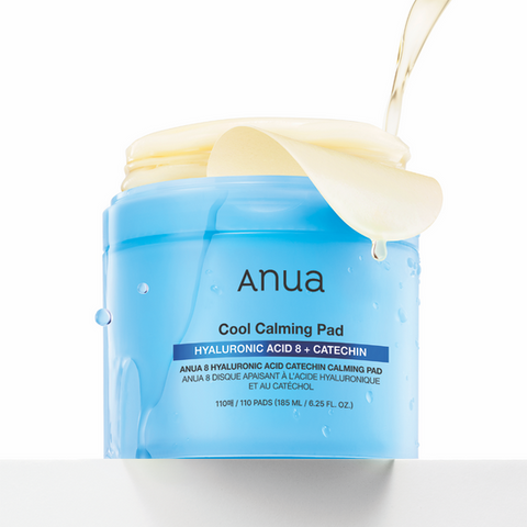 Anua 8 Hyaluronic Acid Catechin Calming Pad 110pads