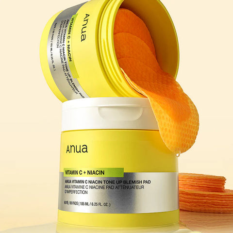 Anua Vitamin C Niacin Tone Up Blemish Pad 180ml 60ea