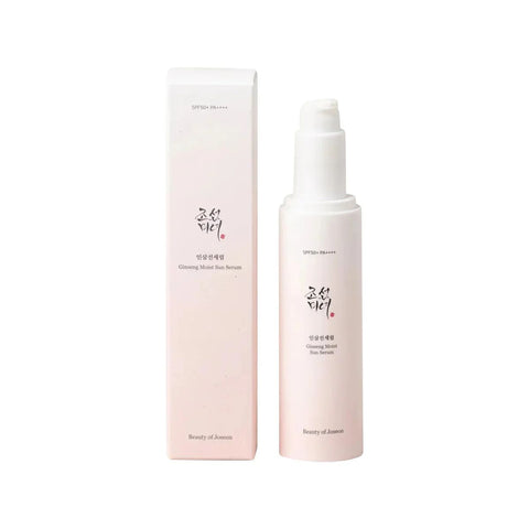 Beauty product with packaging on a white background