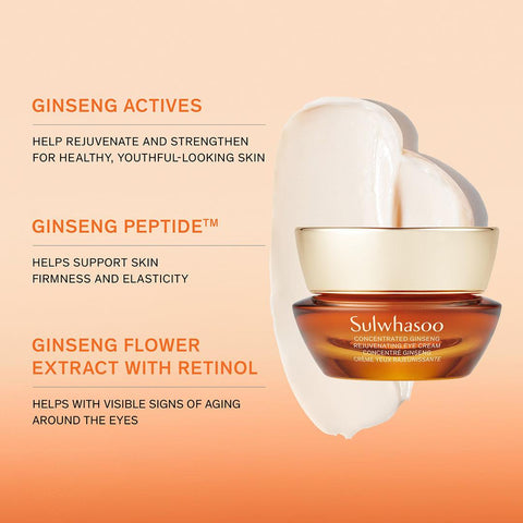 Soonsu Beauty Concentrated Ginseng Rejuvenating Eye Cream packaging design