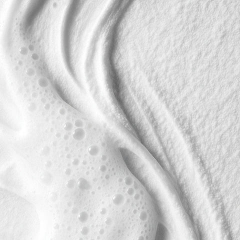 Close-up of white cream with a smooth texture