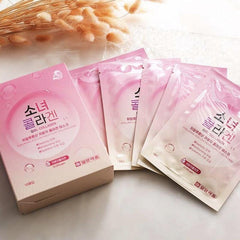 Soonsu Beauty Girl Collagen Hyaluronic Acid Low Molecular Collagen Mask side view